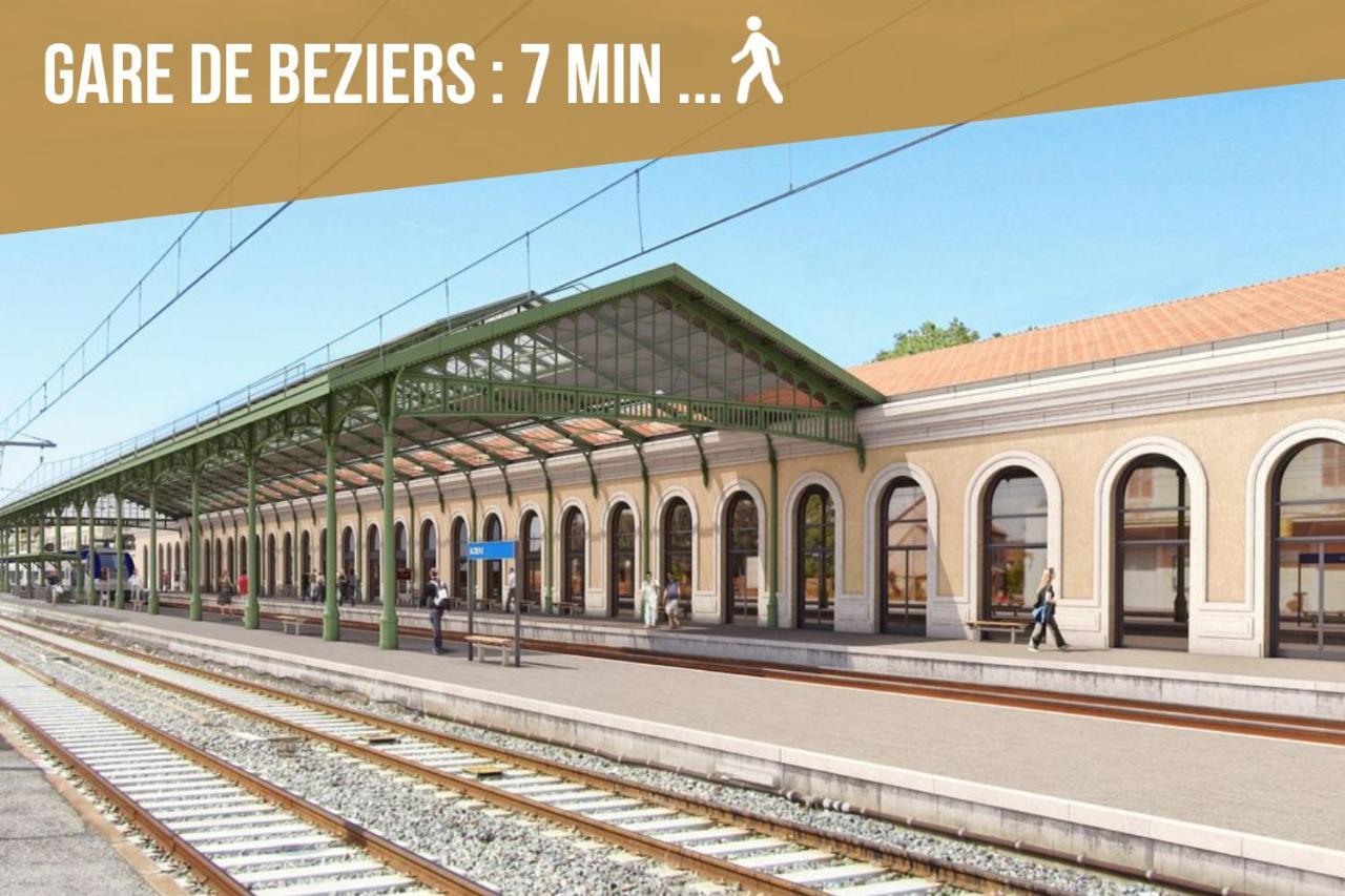 Centre Historique - Free Parking - Self Checkin - Wifi - Industriel - Sleepntripbeziers Διαμέρισμα Εξωτερικό φωτογραφία